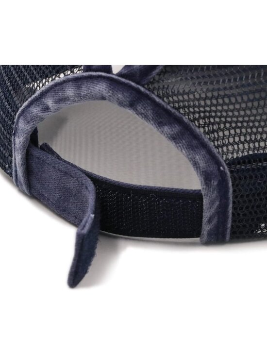〽️Women Navy Blue High Ponytail Baseball Cap Trucker Bad Hair Day Adjustable
